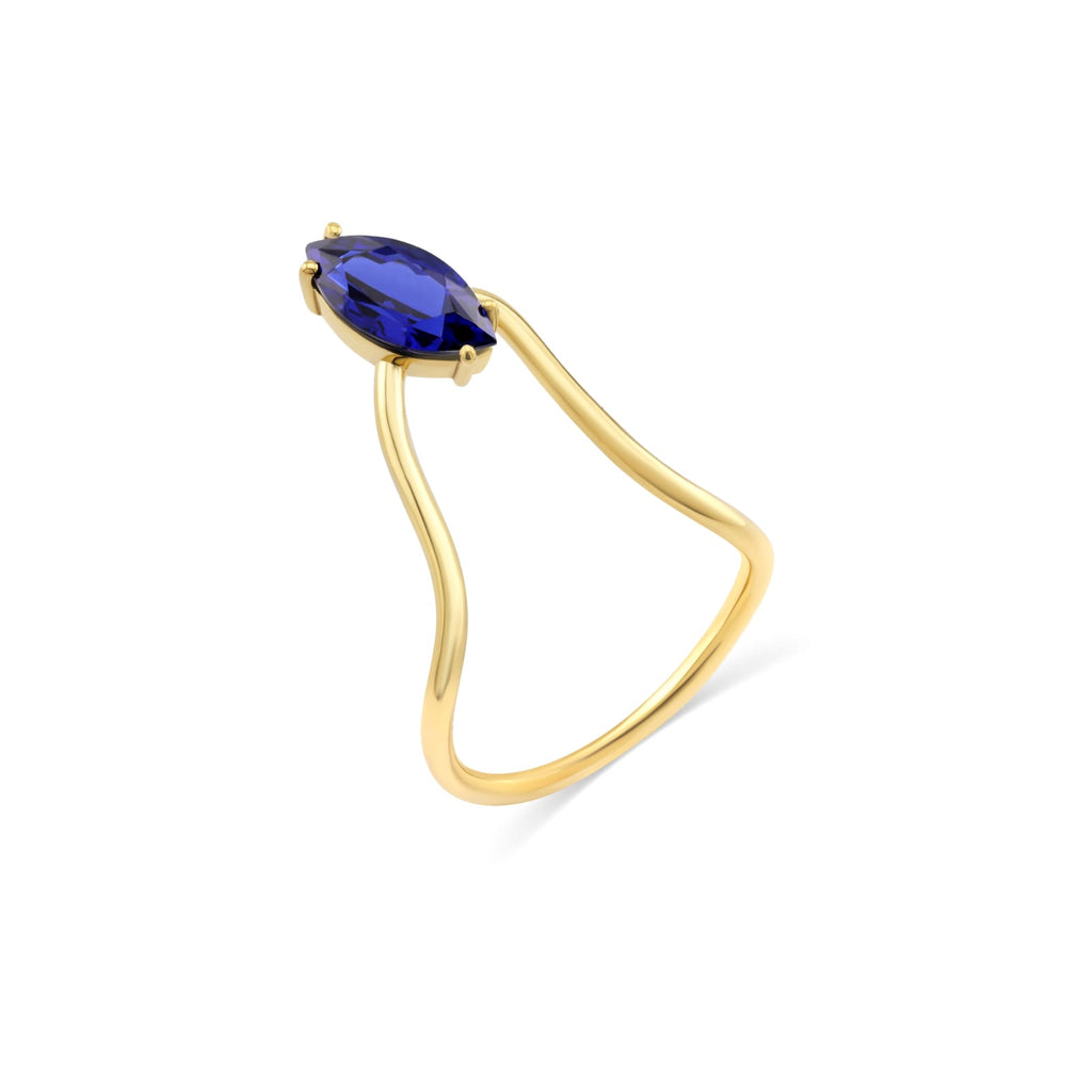 The Trio Wave – Blue Sapphire